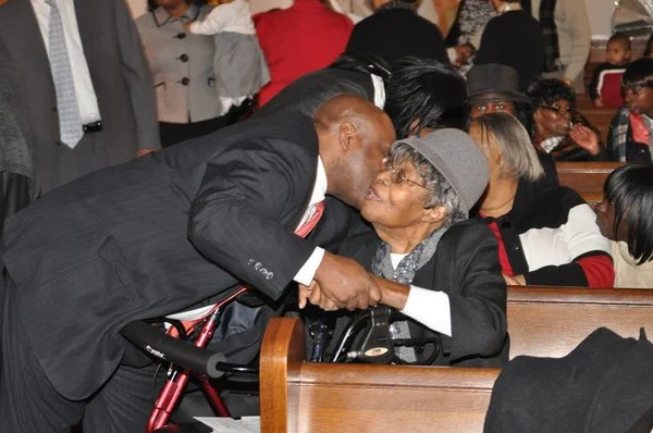 Church Members Embrace 3